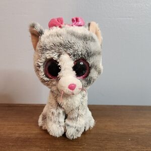 6in 2017 Kiki Beanie Boo Grey Cat